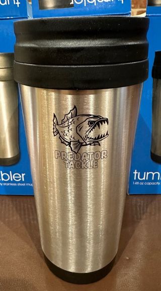 Predator Tackle Thermos Tumbler Mug